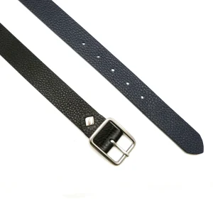 Cinturón Reversible de Mujer Piel Bovino 30 mm Dalvi Pebble Modelo 71572 Negro/Marino