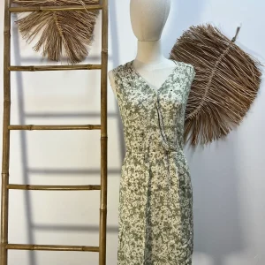 Vestido estampado flores