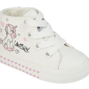 Zapatillas Altas Estampado Unicornio