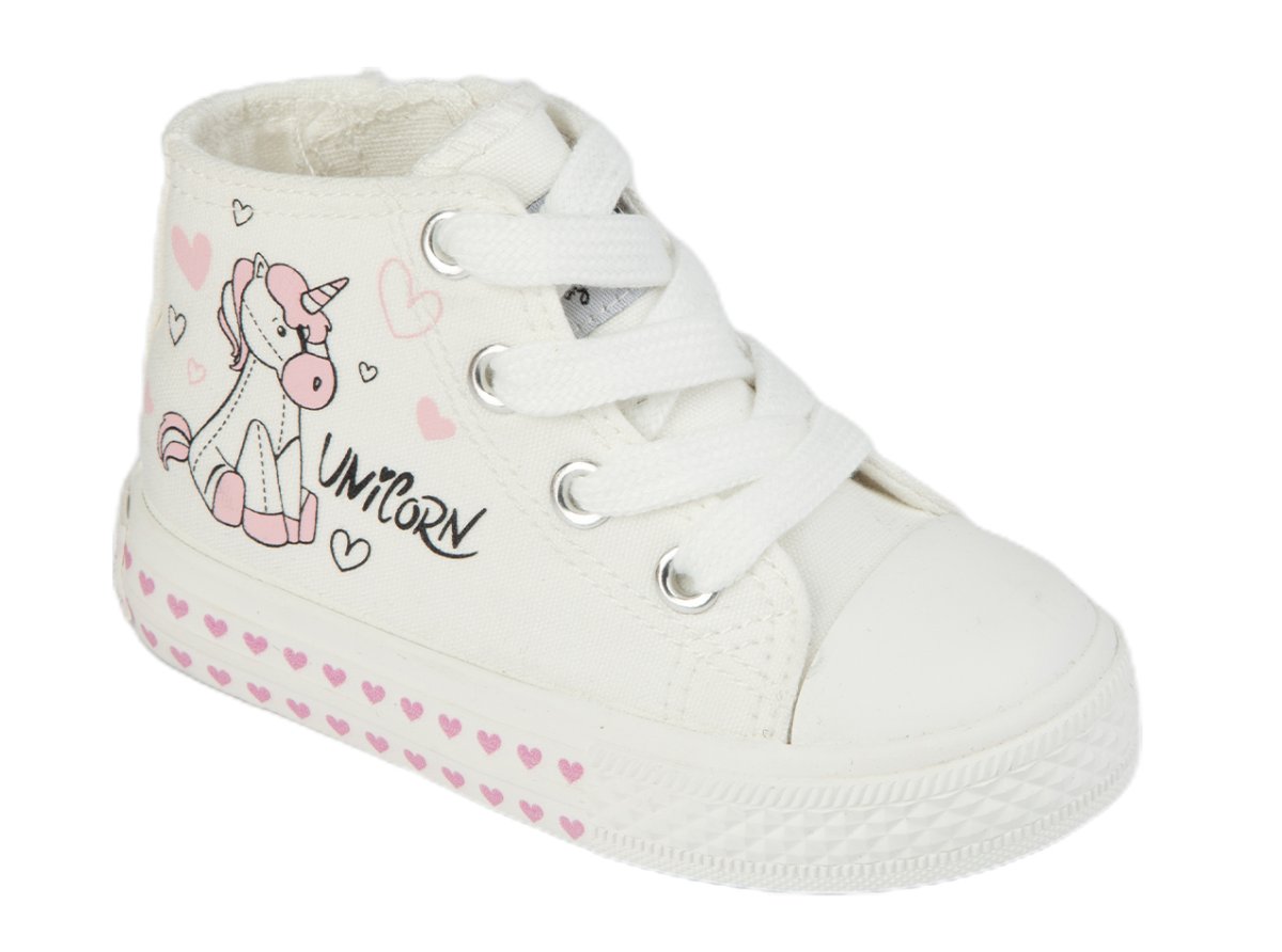Zapatillas Altas Estampado Unicornio