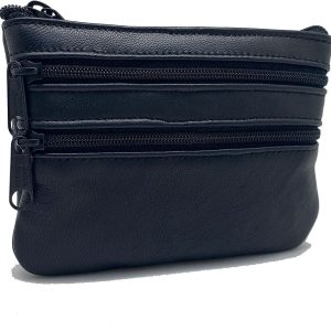 Monedero de Piel Fabricado en España Color Negro