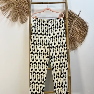Pantalón estampado rombos ICHI