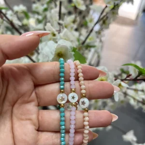 Pulsera estrella nácar