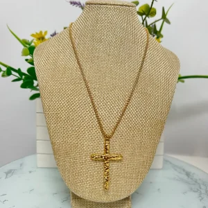 Collar cruz rustic