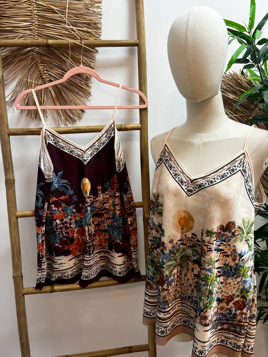 Blusa tirantes mediterranea - Imagen 4