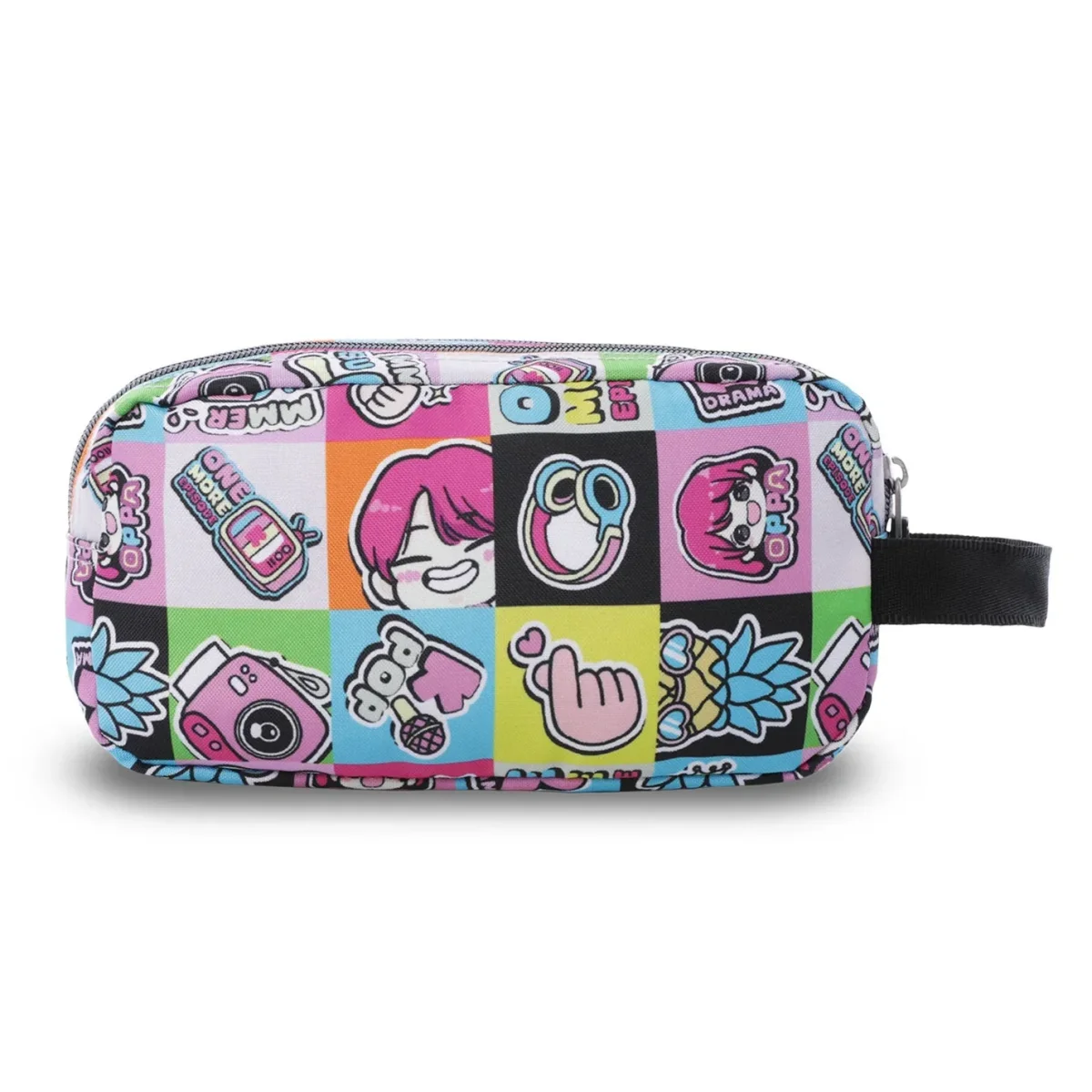 Estuche escolar eco-friendly tres compartimentos Totto Agapec | K-Pop - Imagen 5