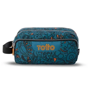Estuche escolar eco-friendly tres compartimentos Totto Agapec - Grafer