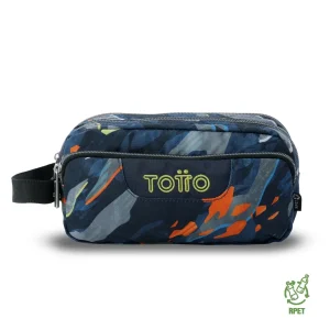 Estuche escolar eco-friendly tres compartimentos Totto Agapec - Groove