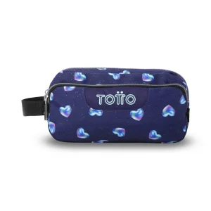 Estuche escolar eco-friendly tres compartimentos Totto Agapec - Nacary