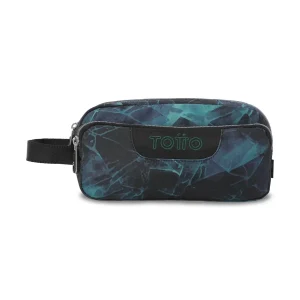 Estuche escolar eco-friendly tres compartimentos Totto Agapec - Gelido