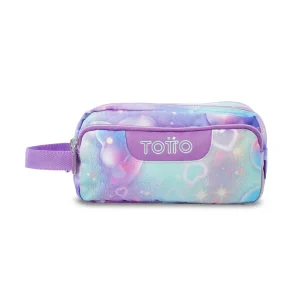 Estuche escolar eco-friendly tres compartimentos Totto Agapec - Korina