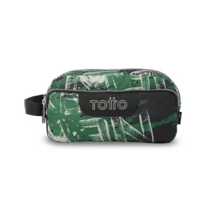 Estuche escolar eco-friendly tres compartimentos Totto Agapec - Grounge