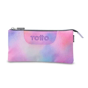 Estuche escolar eco-friendly tres compartimentos Totto Tablero - Bloom
