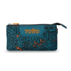 Estuche escolar eco-friendly tres compartimentos Totto Tablero - Grafer
