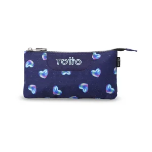 Estuche escolar eco-friendly tres compartimentos Totto Tablero - Nacary
