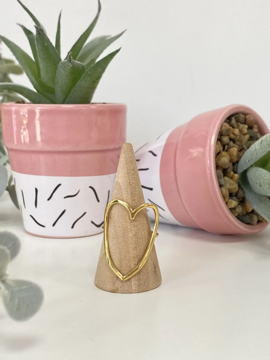 Anillo Corazón fino - Imagen 2