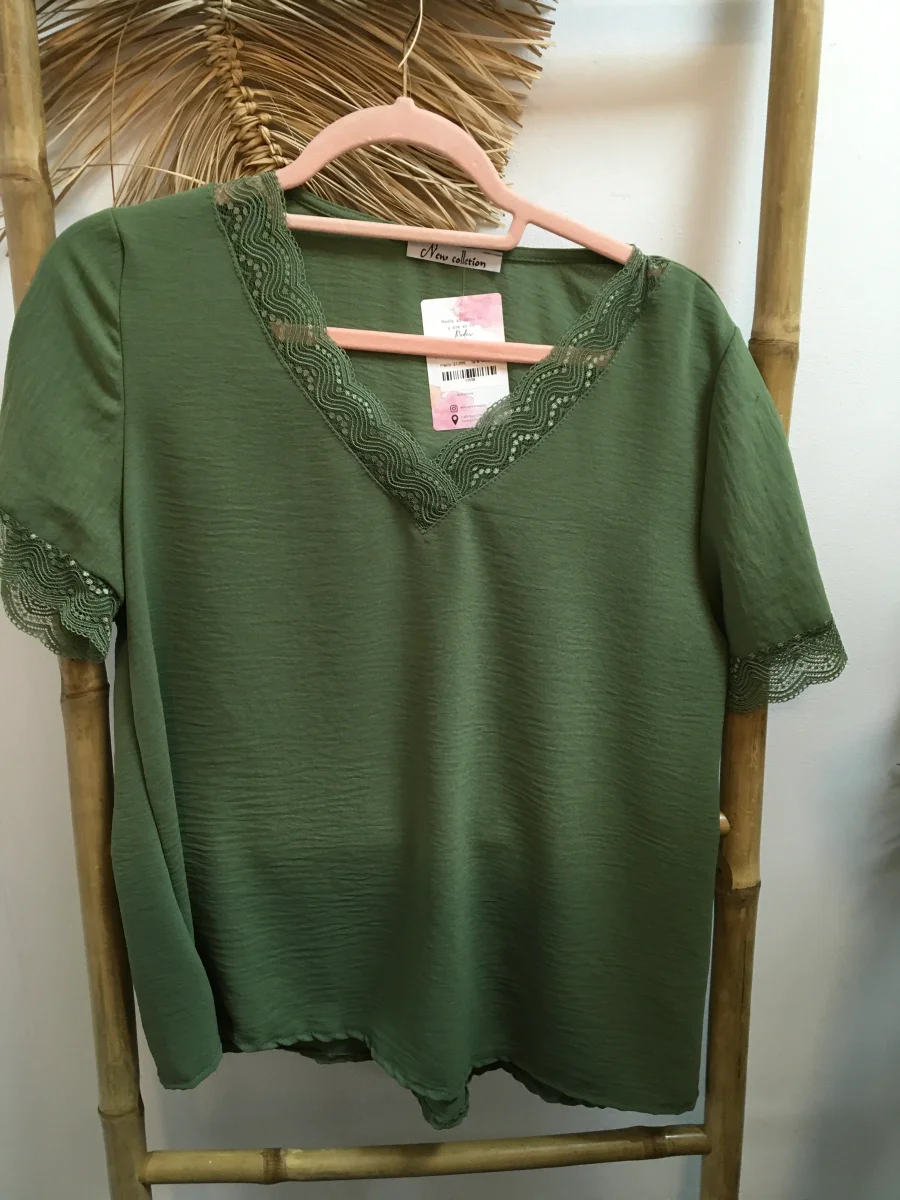 Camiseta encaje - Imagen 2