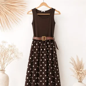 Vestido abril con cinturón