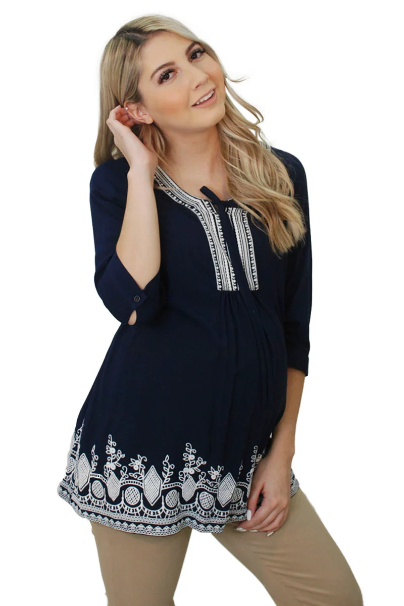 BLUSA DE EMBARAZO "APLIK" - Imagen 2