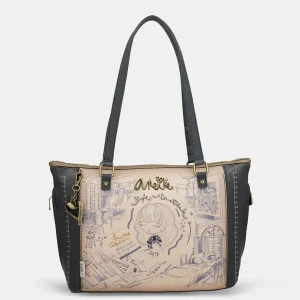 Bolso Shopper con bandolera Studio Anekke