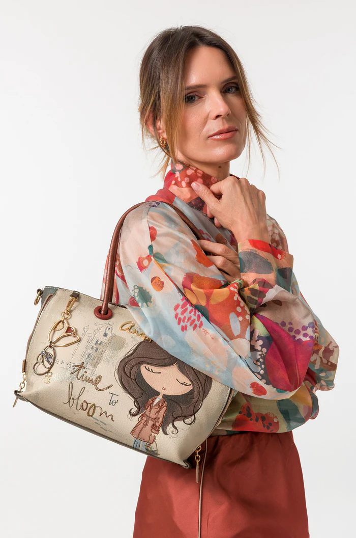 Bolso de Asa Corta y Bandolera Tulip Anekke - Imagen 3