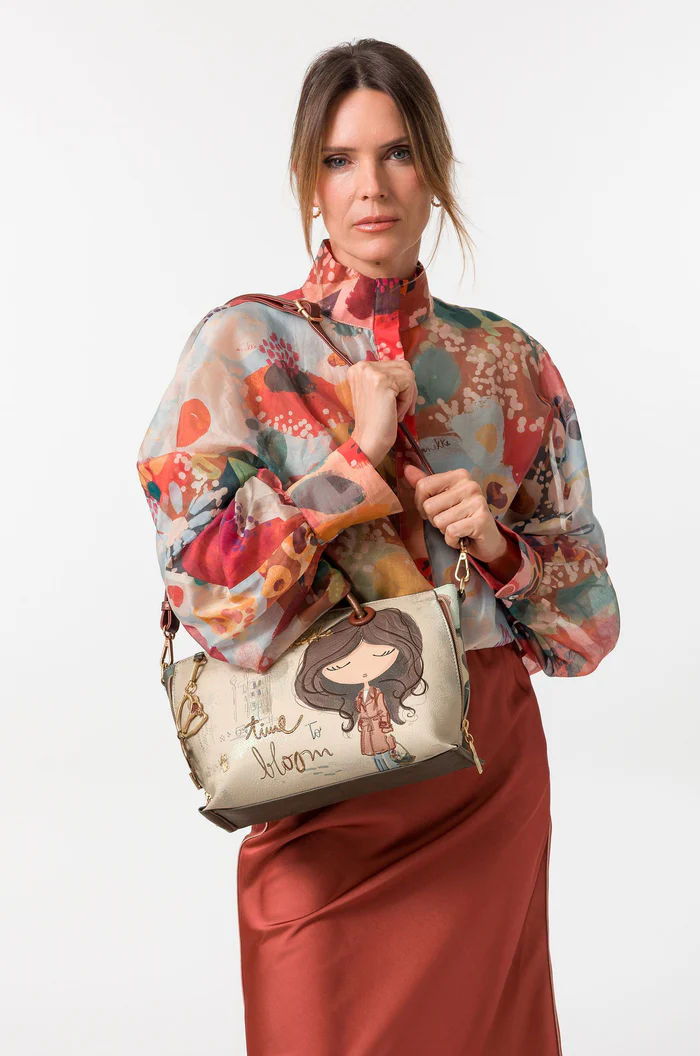 Bolso de Asa Corta y Bandolera Tulip Anekke