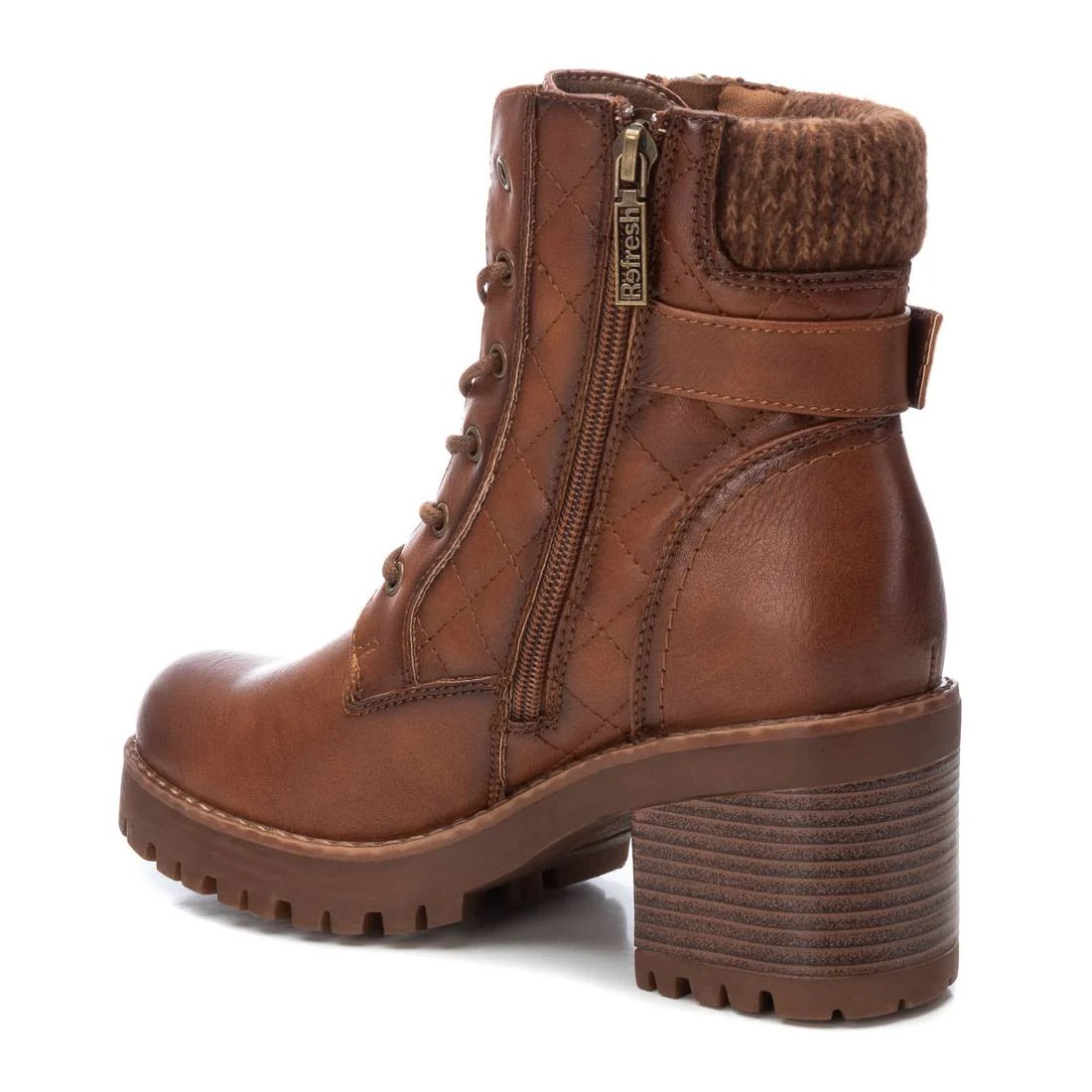 Botín de Mujer Refresh 17231003 Camel - Imagen 5