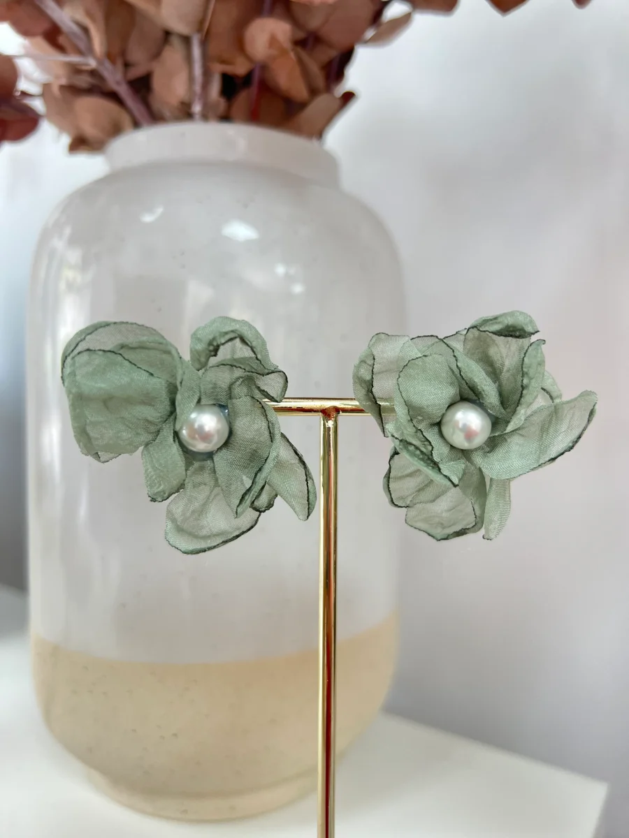 Pendientes Flor Camila - Imagen 5