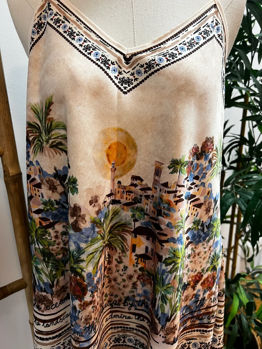 Blusa tirantes mediterranea - Imagen 2
