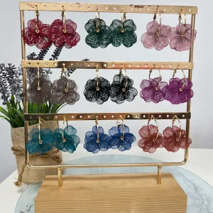 Pendientes amapola