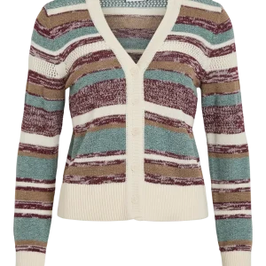 Chaqueta Mori de Punto Rayas Multicolor
