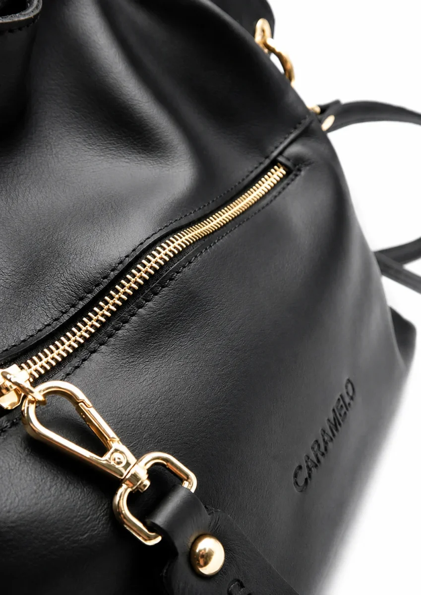 Bolso Dos Asas de Piel Napa Caramelo Princesa - Imagen 9