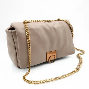 Bolso Bandolera solapa Caramelo Pura