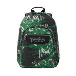 Mochila escolar adaptable a carro Totto Acuareles - Grounge
