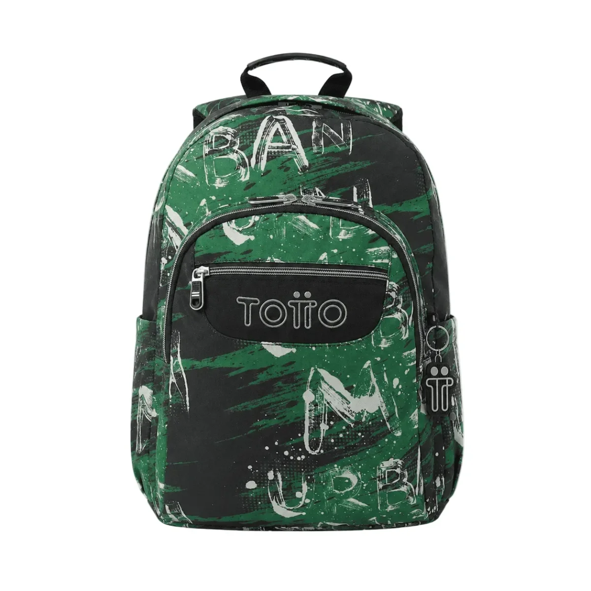 Mochila escolar adaptable a carro Totto Acuareles - Grounge
