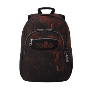 Mochila escolar adaptable a carro Totto Acuareles - Bosque digital