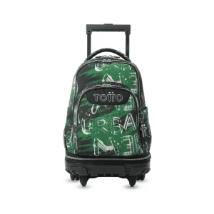 Mochila escolar ruedas desmontable Totto Tiza - Grounge