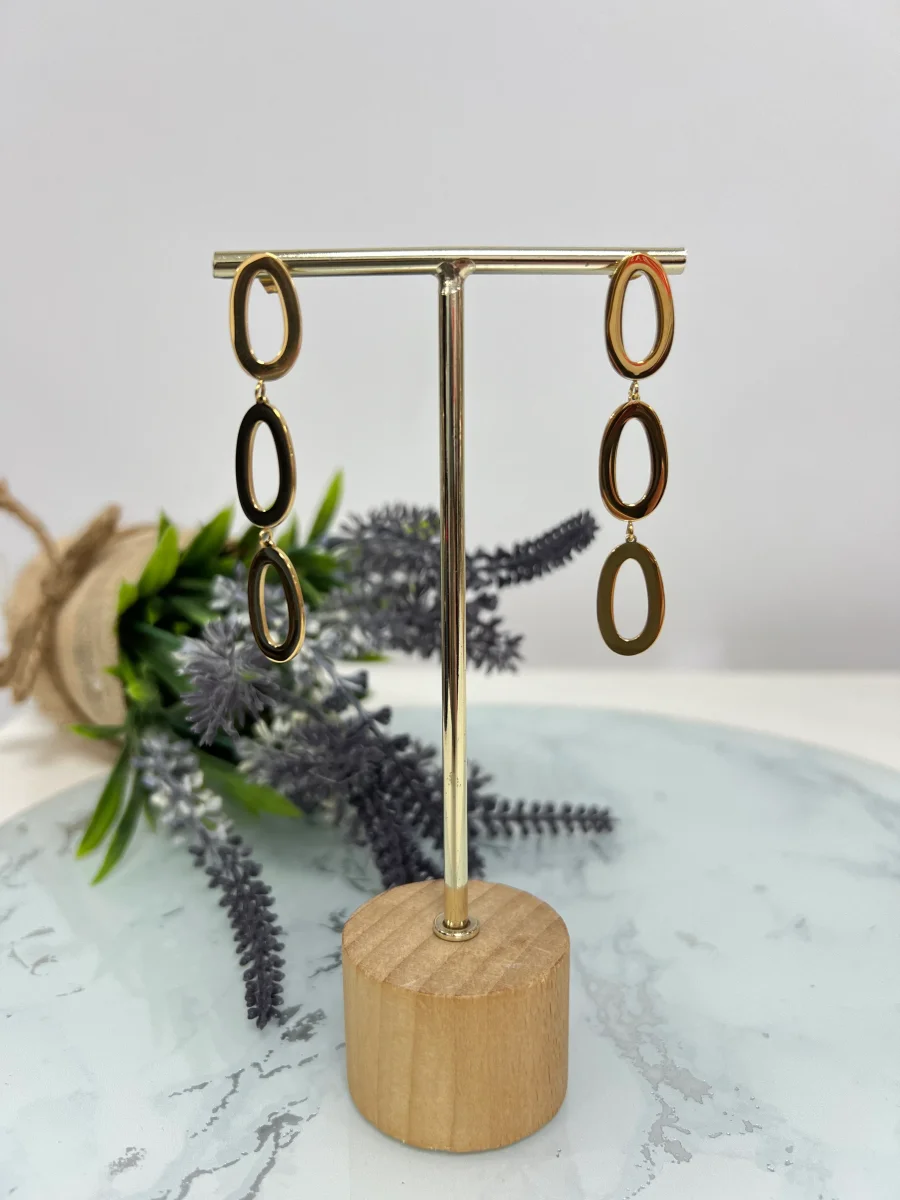 Pendientes largos elegance - Imagen 2