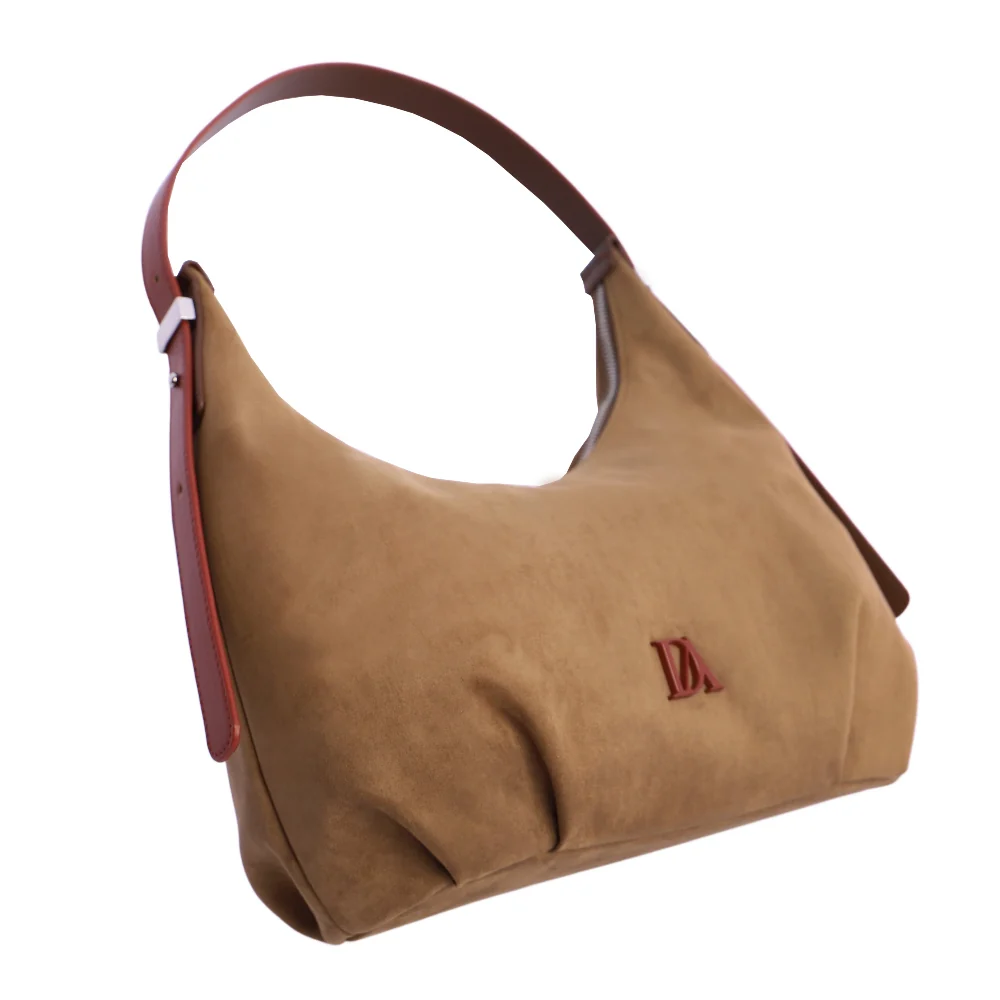 Bolso de Hombro Don Algodón Iconic Camel - Imagen 9
