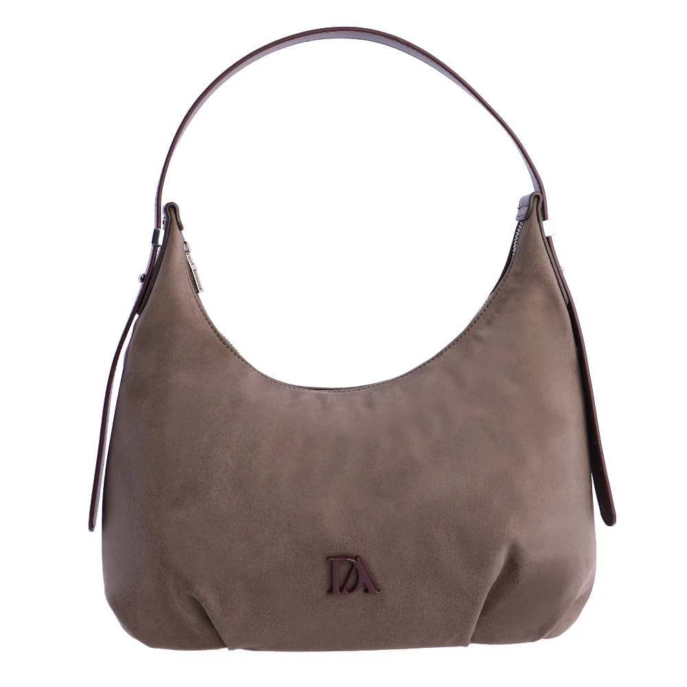 Bolso de Hombro Don Algodón Iconic Gris - Imagen 2