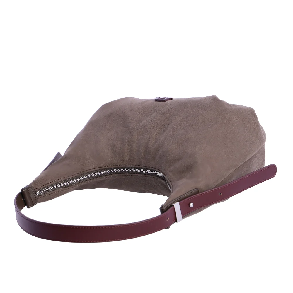 Bolso de Hombro Don Algodón Iconic Gris - Imagen 6