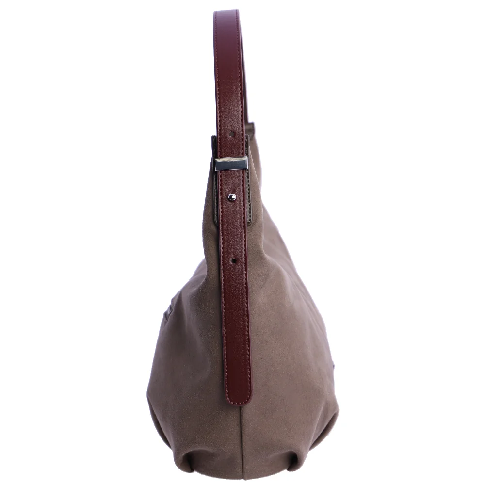 Bolso de Hombro Don Algodón Iconic Gris - Imagen 7