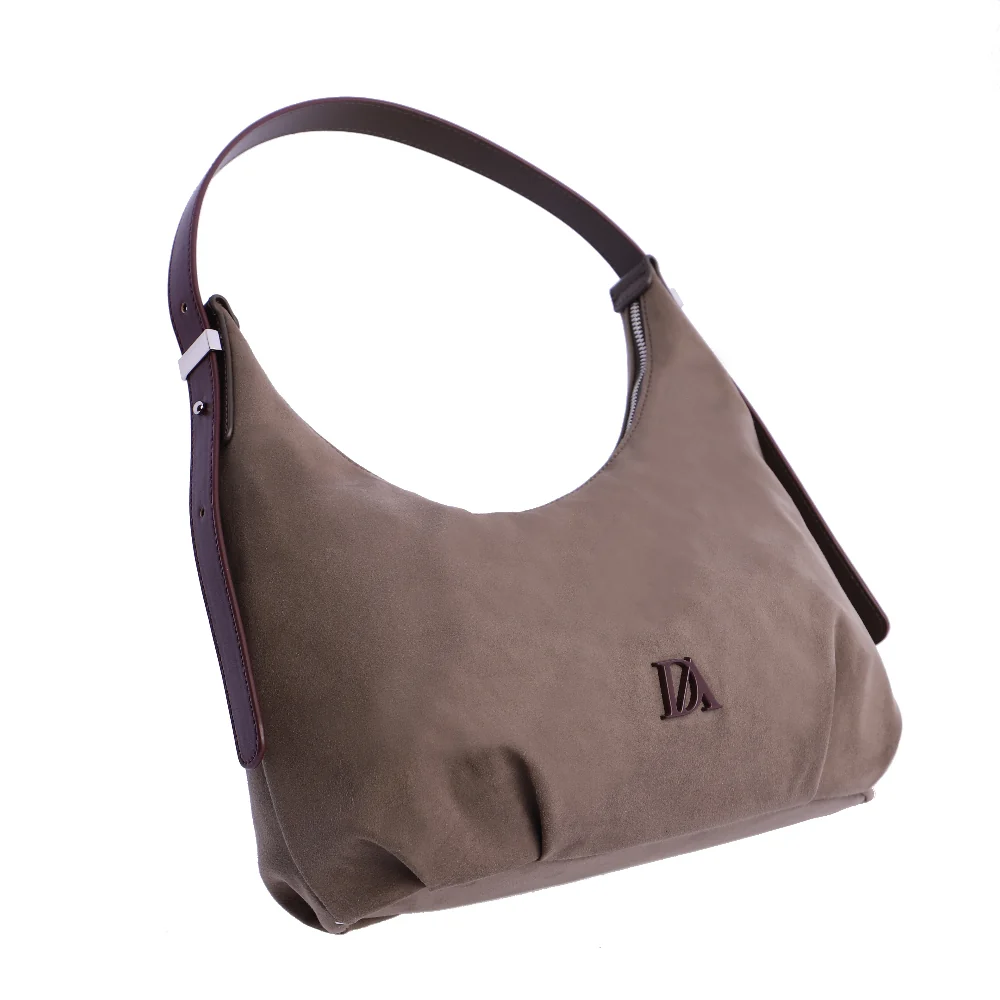 Bolso de Hombro Don Algodón Iconic Gris - Imagen 8