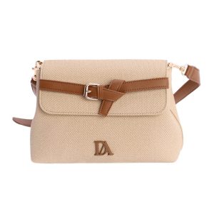Bolso Bandolera hebilla solapa Don Algodón Camel