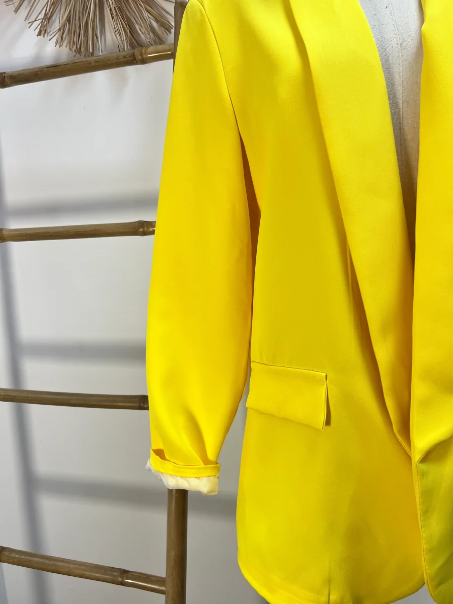 Blazer básica amarilla - Imagen 3