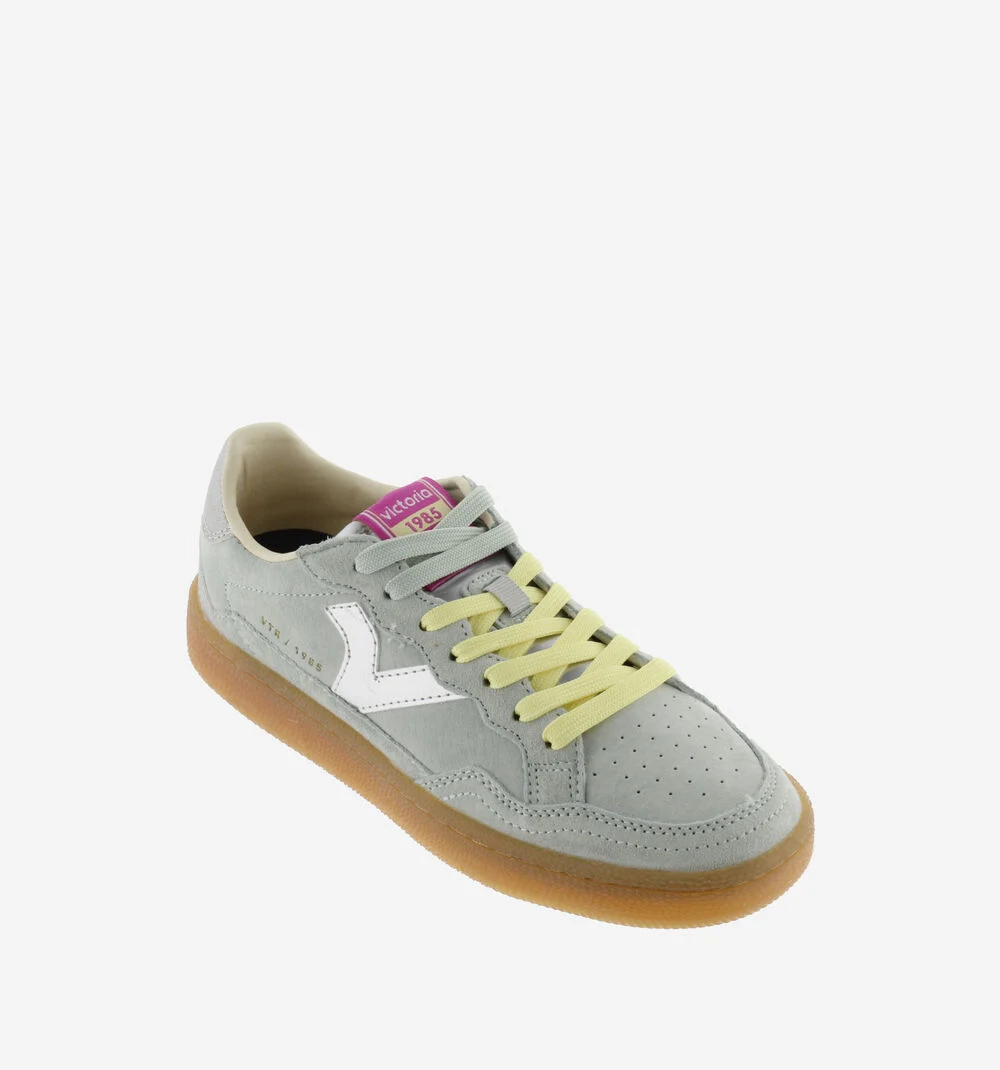 Deportiva Victoria Suede Menta - Imagen 3