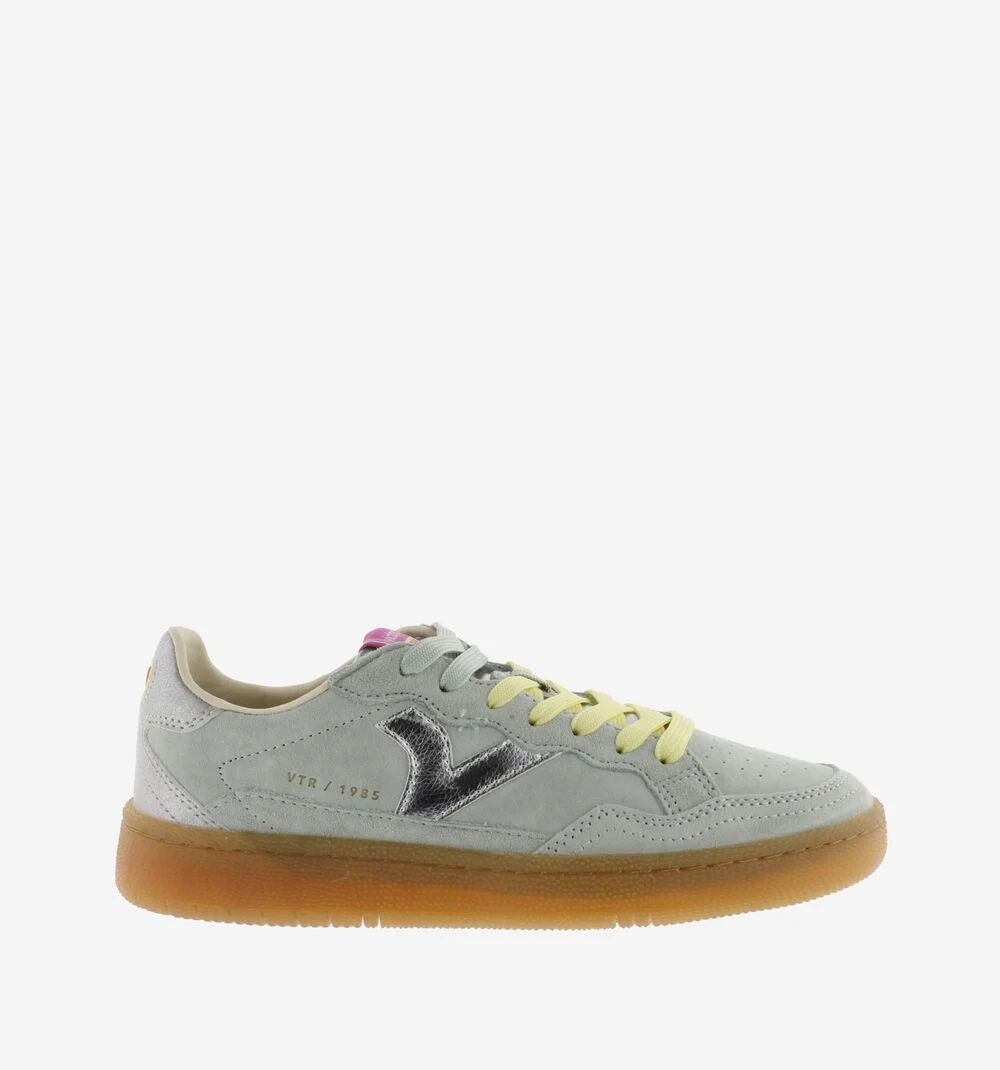 Deportiva Victoria Suede Menta - Imagen 2