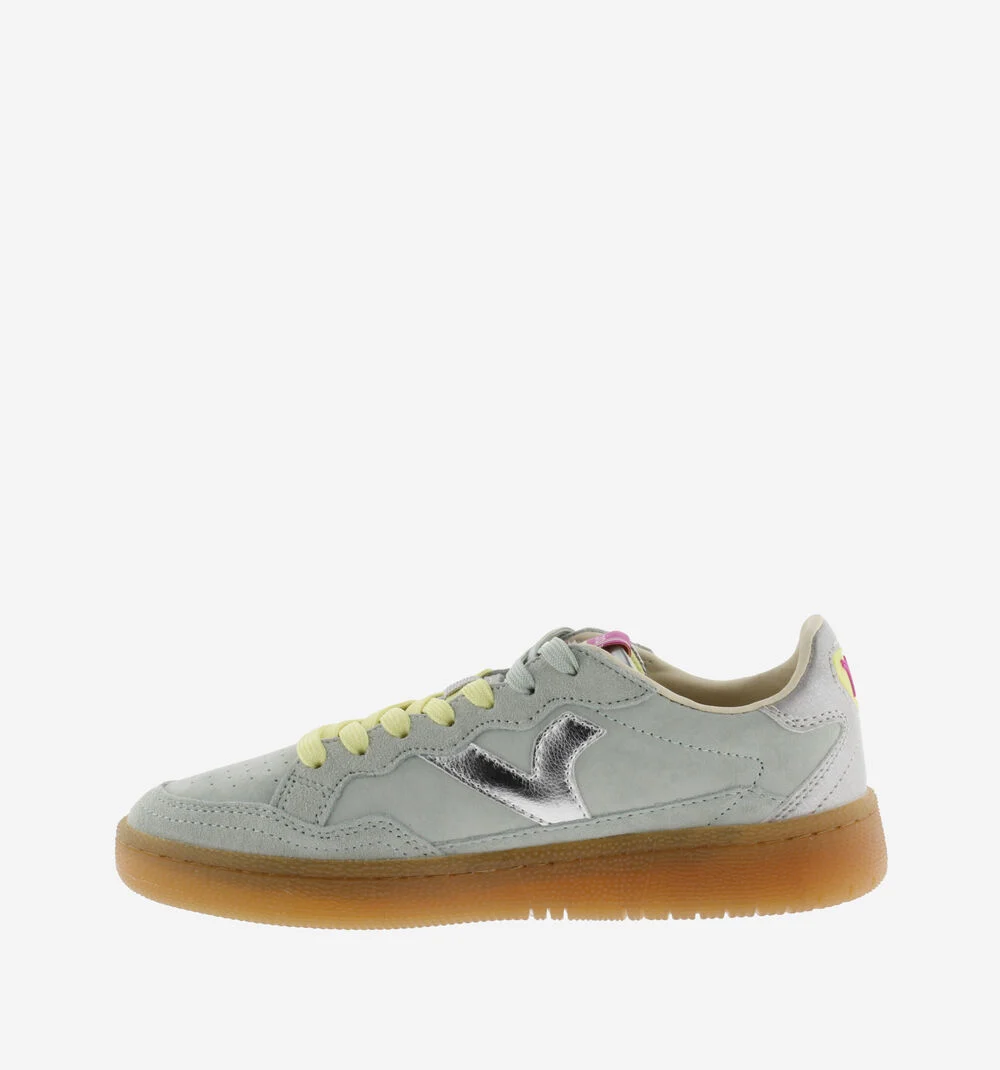Deportiva Victoria Suede Menta - Imagen 4