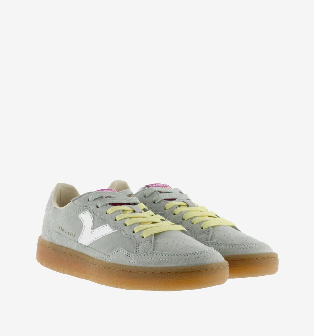 Deportiva Victoria Suede Menta - Imagen 6