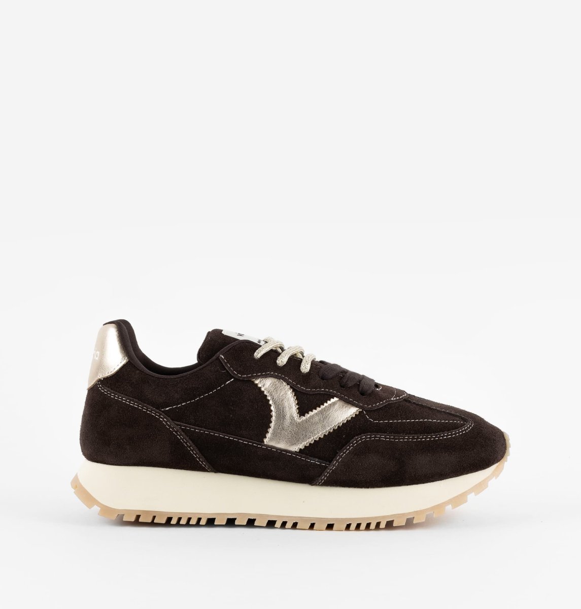 Deportiva Viento Serraje Marrón Chocolate Victoria